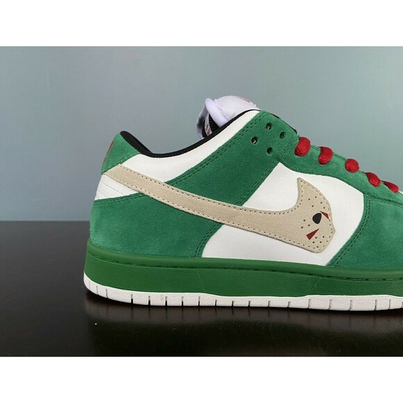 NEW Warren Lotas Jason Toxic Green Dunk Low Sneakers Men's Size 8.5 - Picture 4 of 12